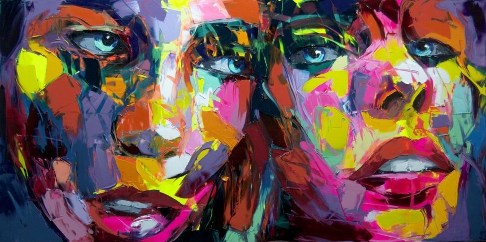 Francoise Nielly Portrait Palette Painting Expression Face227